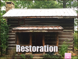 Historic Log Cabin Restoration  Camp Dennison, Ohio